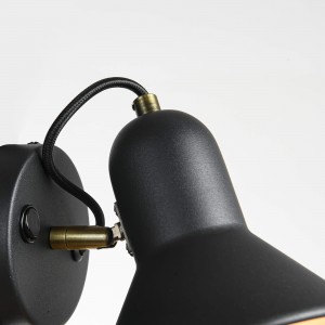 Kinkiet Astama czarny 1xE27