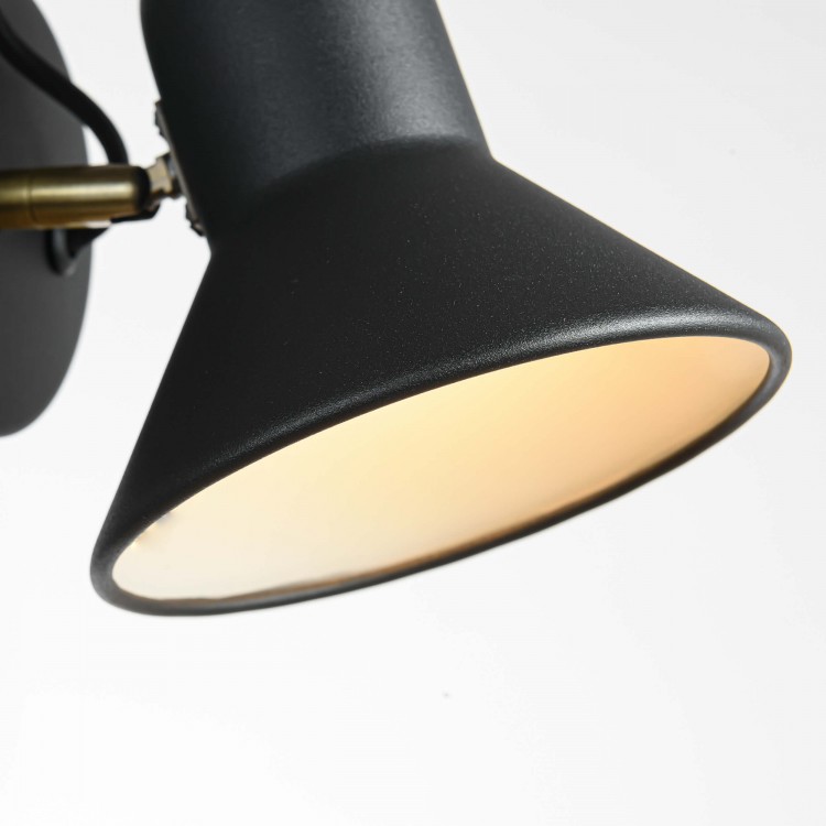 Kinkiet Astama czarny 1xE27 - 3337