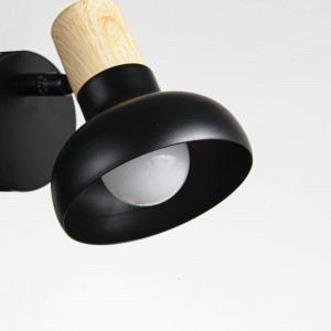 Kinkiet Arezzo czarny 1xE14