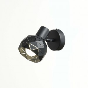 Reflektor Reus czarny 1xE14