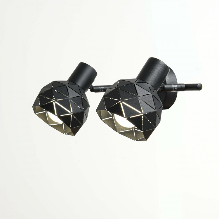 Spot Reus czarny 2xE14 - 3372