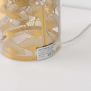 Lampa stołowa Sunflower czarno - transparentna 1xE27