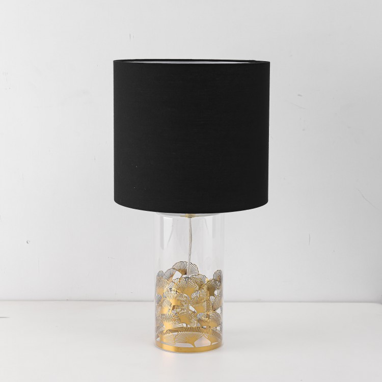 Lampa stołowa Sunflower czarno - transparentna 1xE27 - 3408