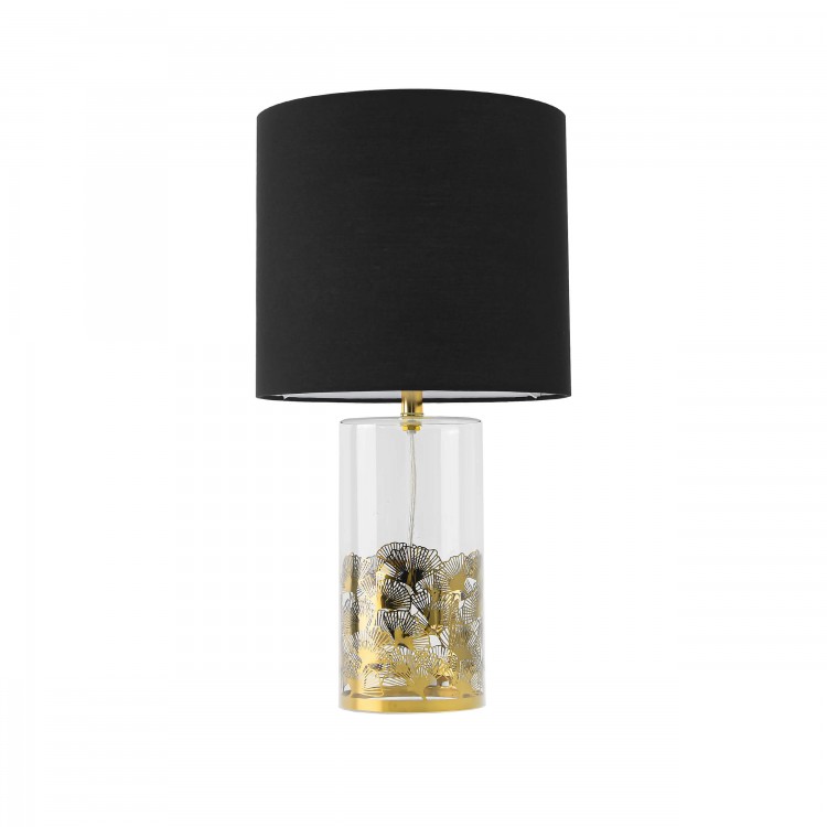 Lampa stołowa Sunflower czarno - transparentna 1xE27 - 3410