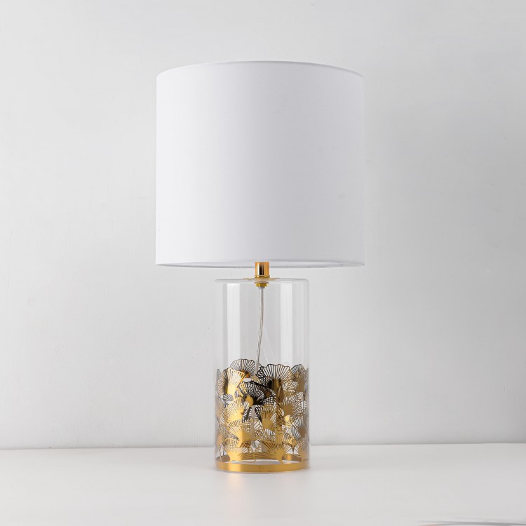 Lampa stołowa Sunflower biała 1xE27 - 3415