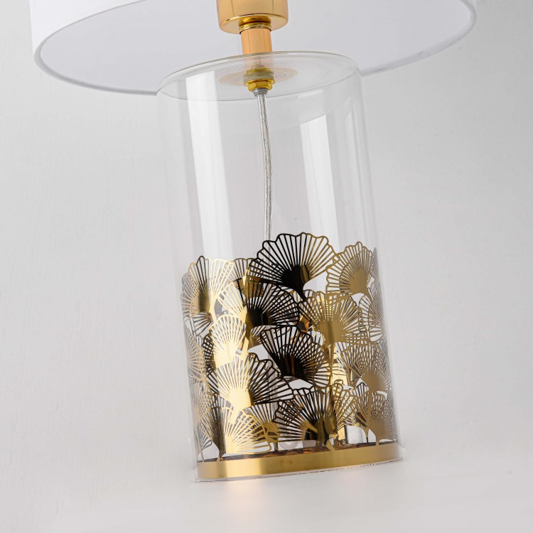 Lampa stołowa Sunflower biała 1xE27 - 3422