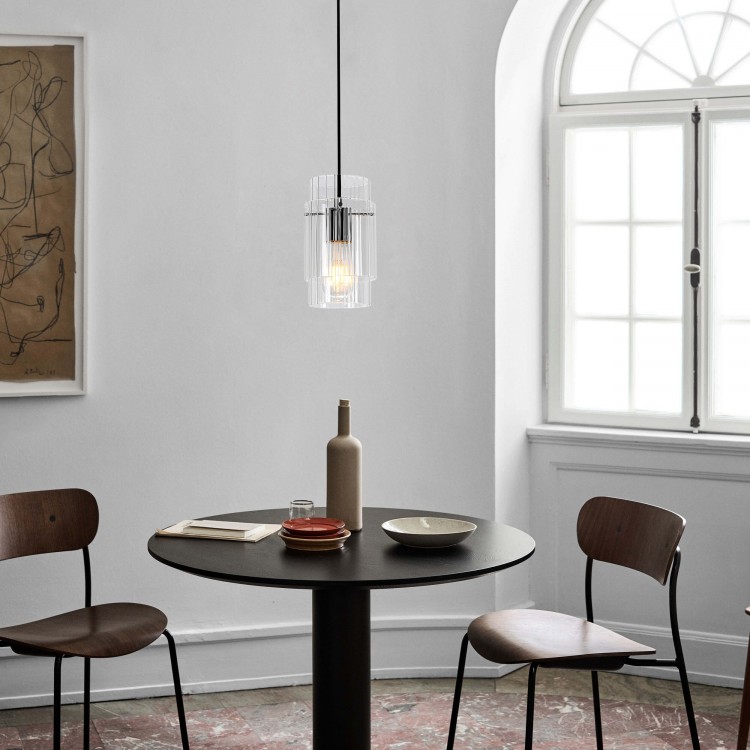 Lampa wisząca Savona czarna 1xE27 - 3430