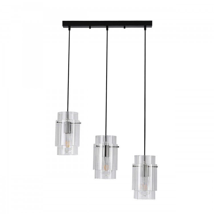 Lampa wisząca Savona czarna 3xE27 - 3440