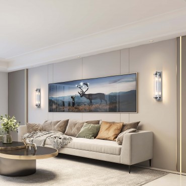 Kinkiet Lorenzo chrom 2xE14