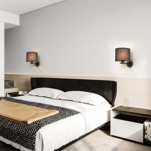 Kinkiet Cecina czarny 1xE27