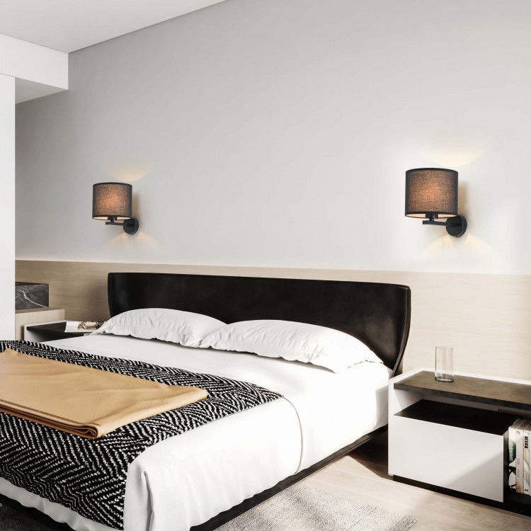 Kinkiet Cecina czarny 1xE27 - 3483