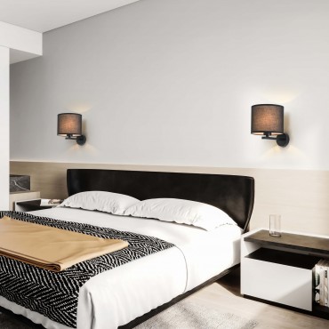 Kinkiet Cecina czarny 1xE27