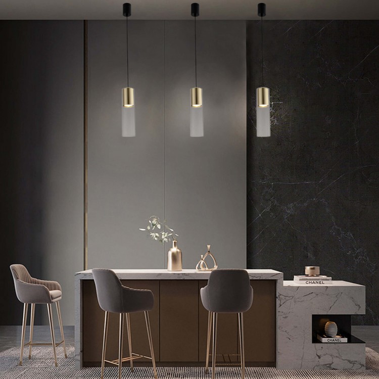 Lampa wisząca Manacor złota 1xGU10 - 3533