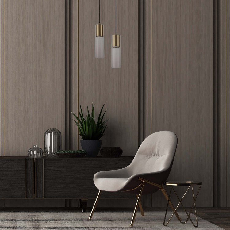 Lampa wisząca Manacor złota 1xGU10 - 3540