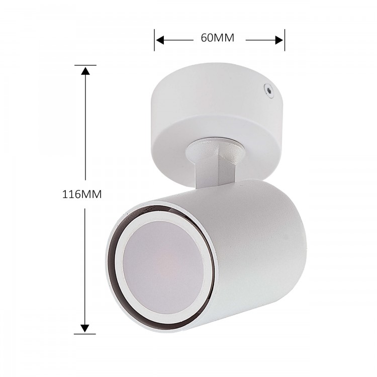 Reflektor spot Snow 1 biały 1xGU10 - 3546