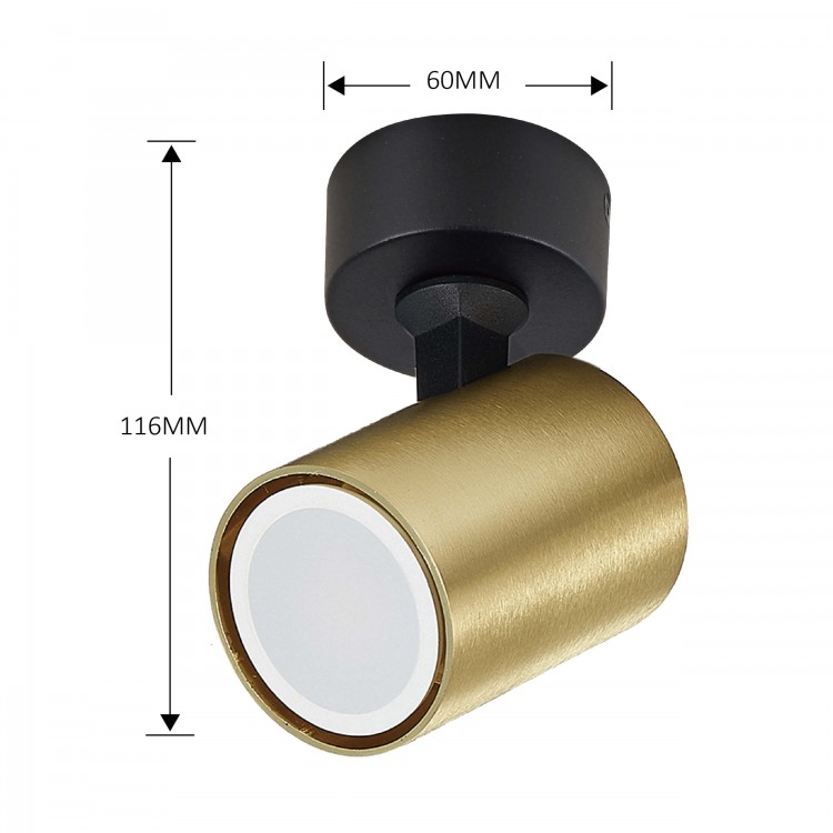 Reflektor Spot Snow 1 złoty 1xGU10 - 3550