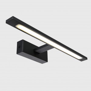 Isla kinkiet czarny średni z IP44 3000K