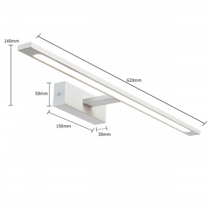 Isla kinkiet biały duży z IP44 3000K