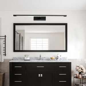 Isla kinkiet czarny duży z IP44 3000K