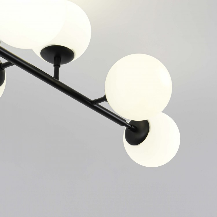 Lampa wisząca Dorado czarna 8xE14 - 3754