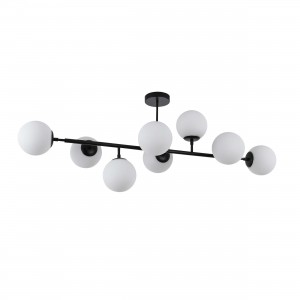 Lampa wisząca Dorado czarna 8xE14