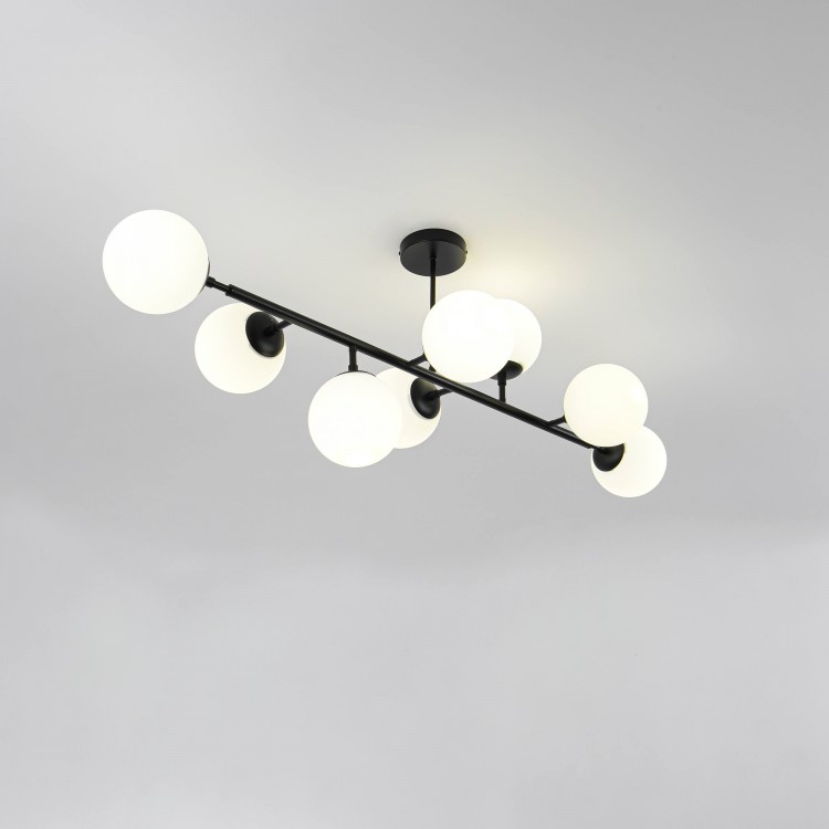 Lampa wisząca Dorado czarna 8xE14 - 3761