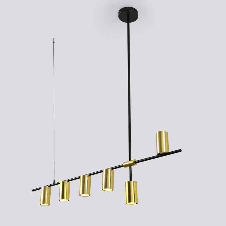 Lampa wisząca Arizona czarno - złota 6xGU10 - 3816