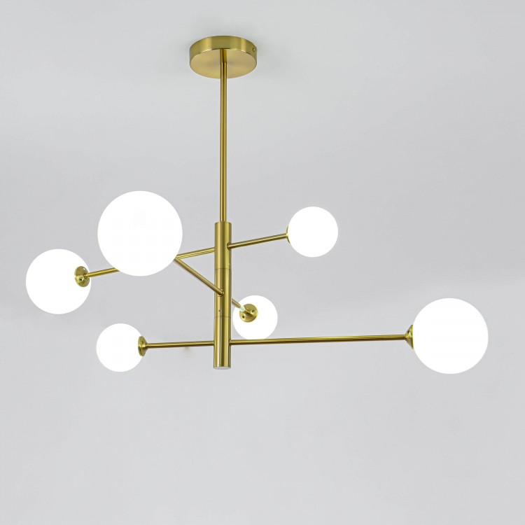 Lampa wisząca Dorado złota 6xG9 - 3837
