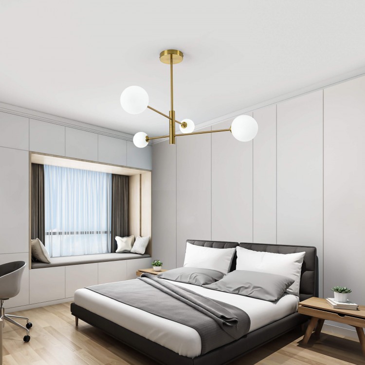 Lampa wisząca Dorado złota 4xG9 - 3844