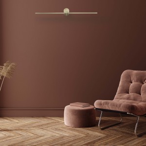 Kinkiet Modern Slim 60 cm złoty LED 3000K