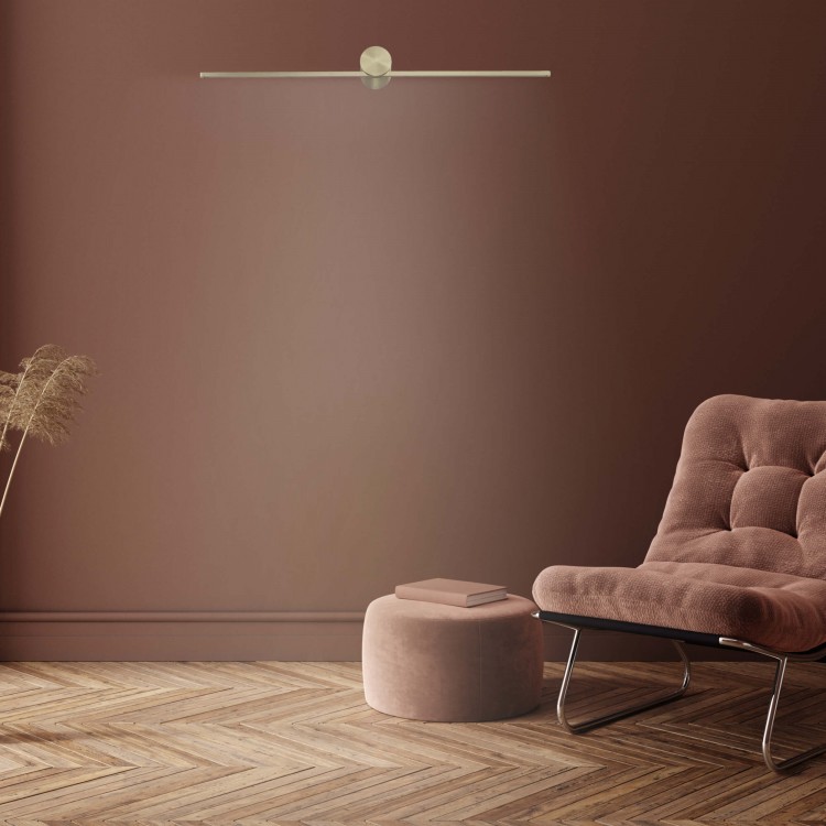 Kinkiet Modern Slim 60 cm złoty LED 3000K - 3866