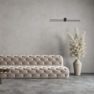 Kinkiet Modern Slim 60 cm czarny LED 3000K