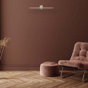 Kinkiet Modern Slim 40 cm złoty LED 3000K