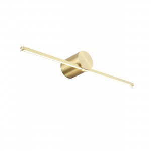 Kinkiet Modern Slim 40 cm złoty LED 3000K