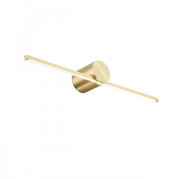 Kinkiet Modern Slim 40 cm złoty LED 3000K - 3897