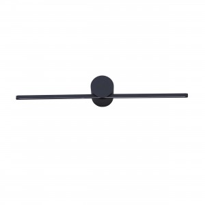 Kinkiet Modern Slim 40 cm czarny LED 3000K