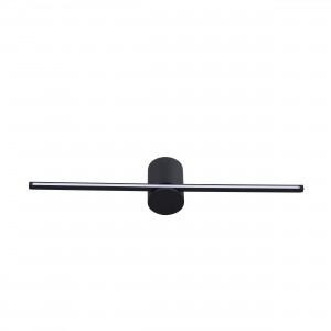 Kinkiet Modern Slim 40 cm czarny LED 3000K