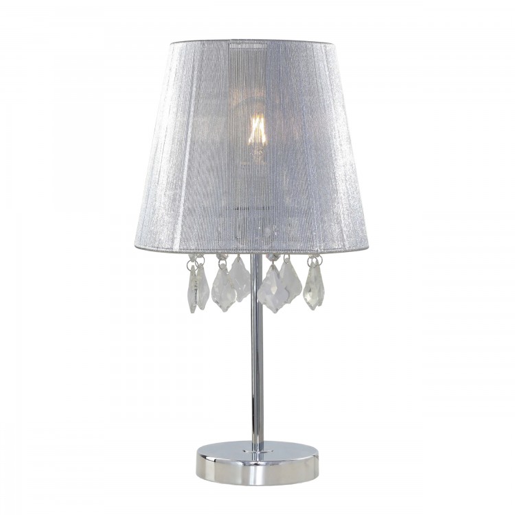 Lampa stołowa Mona srebrna 1xE14 - 3931