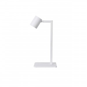Lampa biurkowa Snow biała 1xGU10