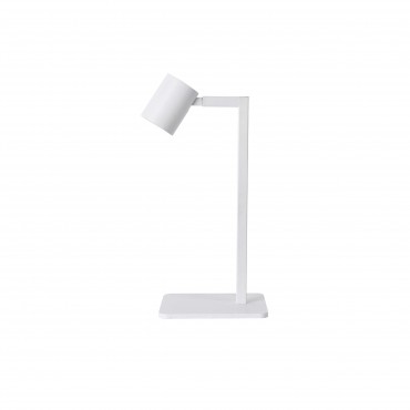 Lampa biurkowa Snow biała 1xGU10