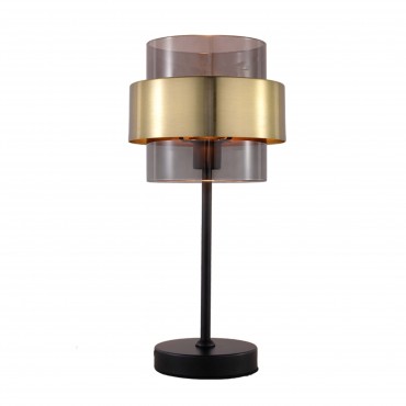 Lampa stołowa Miele biurkowa czarna 1xE14