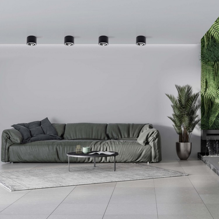 Oprawa natynkowa Camino czarna 1xES111 - 3988