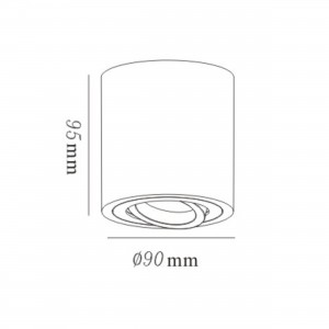 Oprawa natynkowa Tulon biała 1xGU10