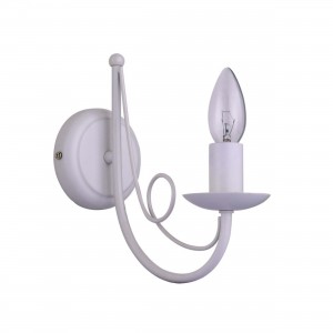 Kinkiet Perła biały 1xE14