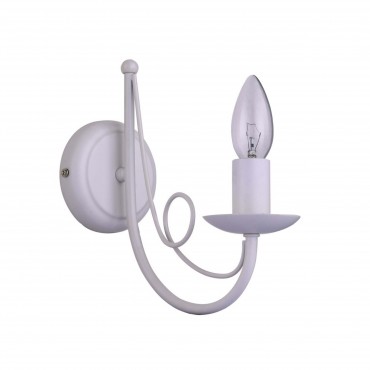 Kinkiet Perła biały 1xE14