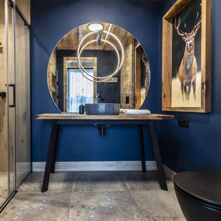 Kinkiet Mirror czarny LED 3000K - 4091