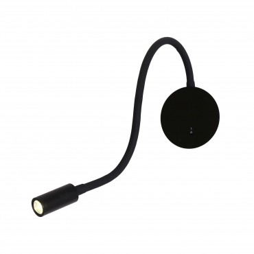 Kinkiet na elastycznym wysięgniku Senise czarny LED 3000K