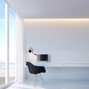 Kinkiet na elastycznym wysięgniku Senise czarny LED 3000K