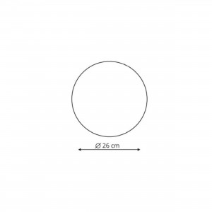 Platillo plafon duży złoty