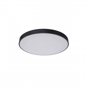 Rapido plafon duży czarny 4000K